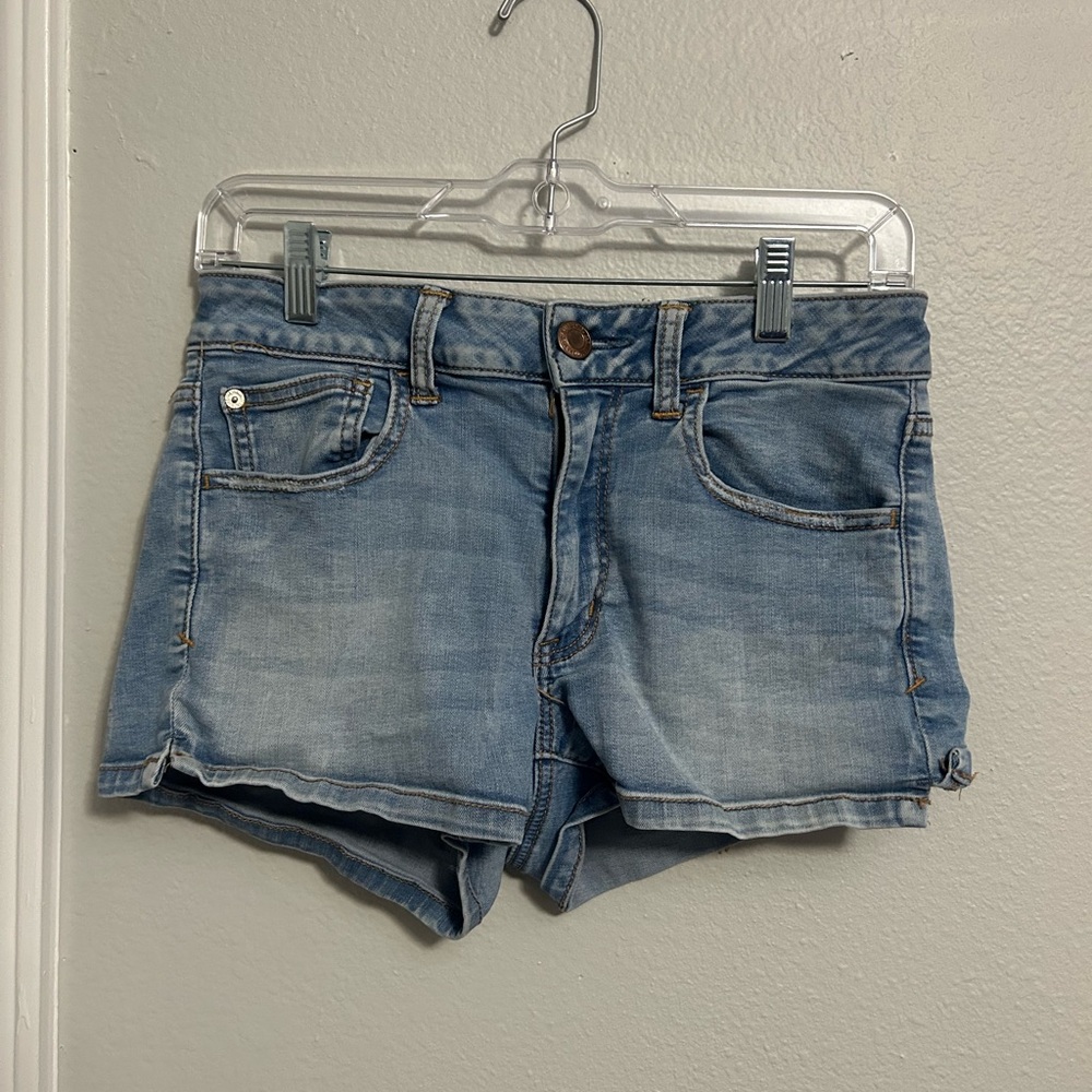 American Eagle Outfitters Super Super Stretch Denim Jean Shorts Women’s Size 8